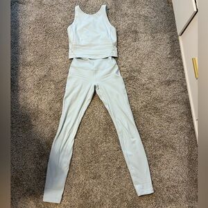 Lululemon Sky Blue Align Set